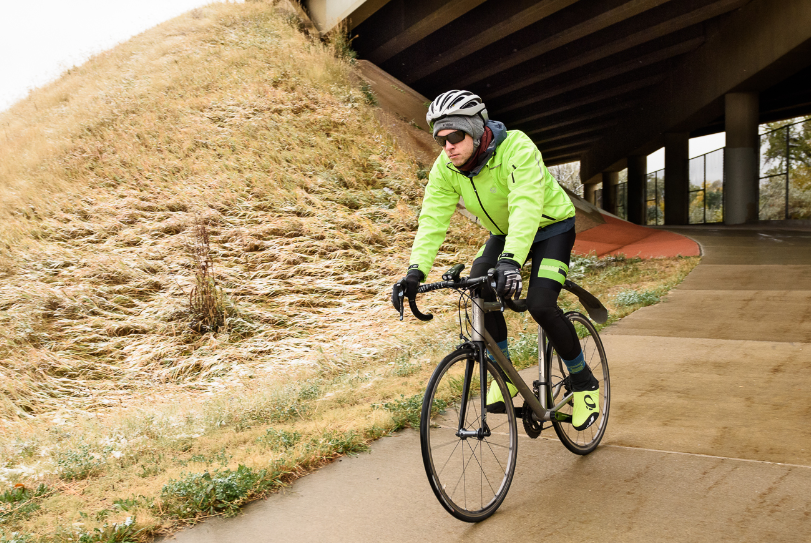 Winter road bike commuting